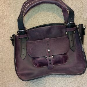 Ladybuq leather handbag purple